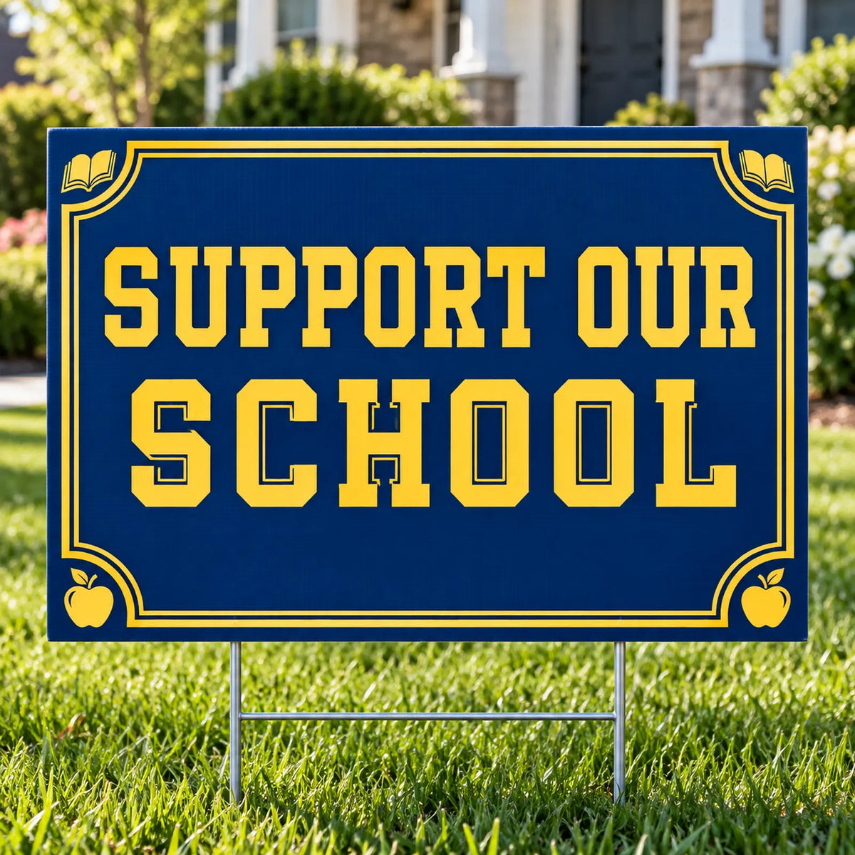 School Signs - Classic Support Our School - Yardsigns.com YardSigns.com