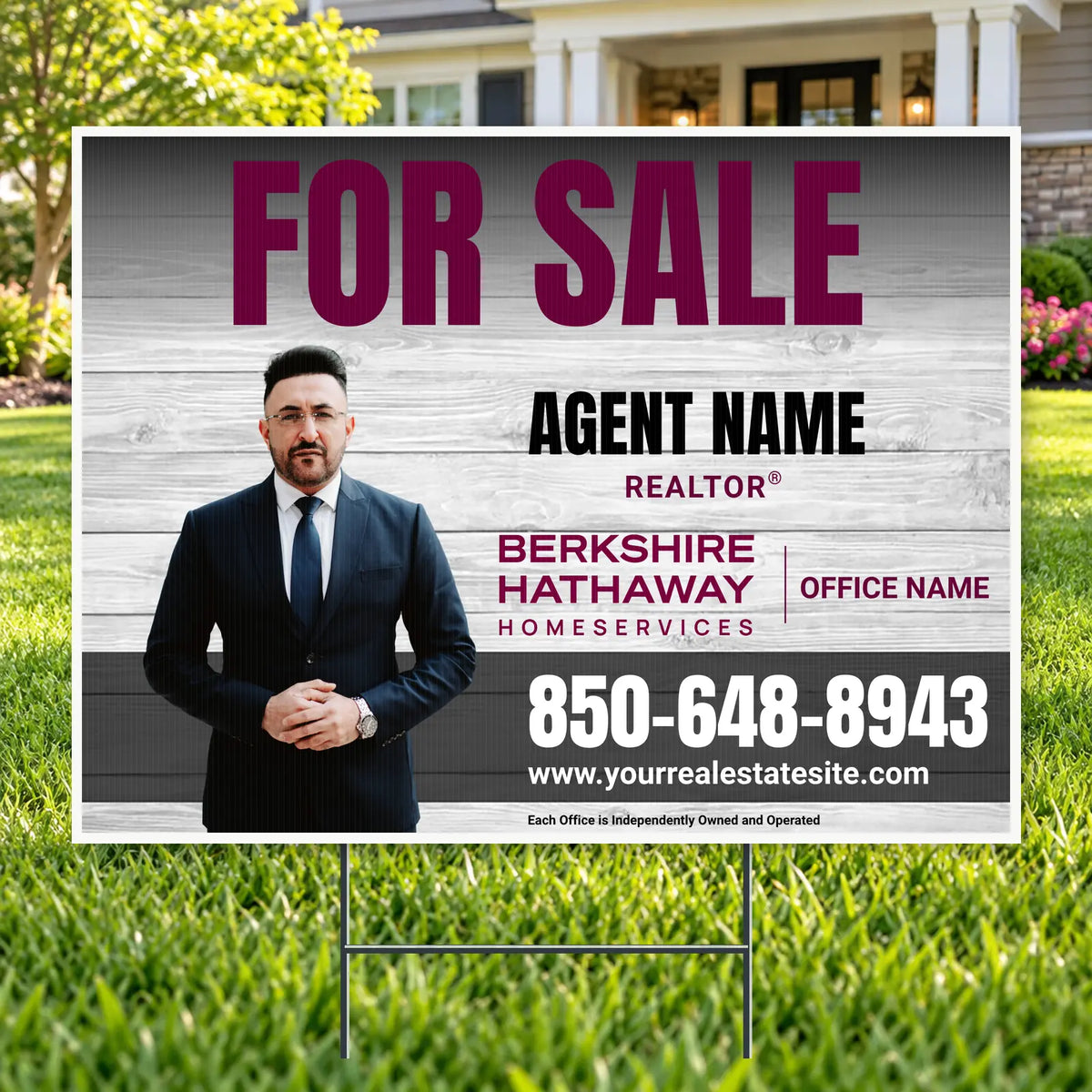 Real Estate - Berkshire Hathaway Home Services - For Sale 1 YardSigns.com
