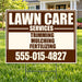 Landscaper - Forest Leaf Landscaping & Lawn Care Yard Sign - Yardsigns.com YardSigns.com