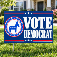 Democrat Party - Premium Heritage Emblem - Yardsigns.com YardSigns.com