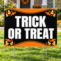 Holiday Signs - Halloween - Classic Trick or Treat - Yardsigns.com YardSigns.com