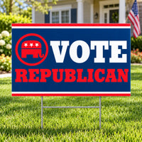 Republican Party - Premium Heritage Emblem - Yardsigns.com YardSigns.com
