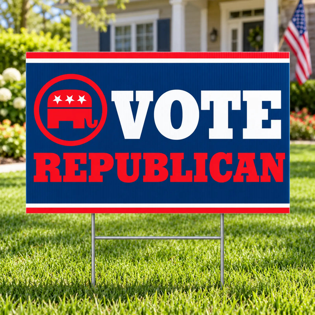 Republican Party - Premium Heritage Emblem - Yardsigns.com YardSigns.com