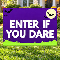 Holiday Signs - Halloween - Classic Bat Night - Yardsigns.com YardSigns.com