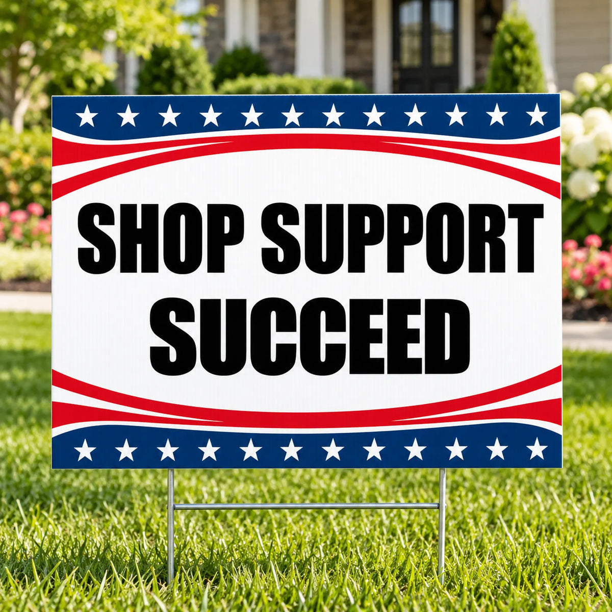 School Signs - Classic Shop Support Succeed - Yardsigns.com YardSigns.com