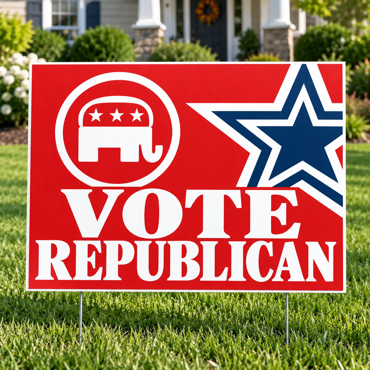 Republican Party - Premium Outline Icon - Yardsigns.com YardSigns.com