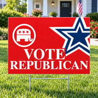 Republican Party - Premium Outline Icon - Yardsigns.com YardSigns.com