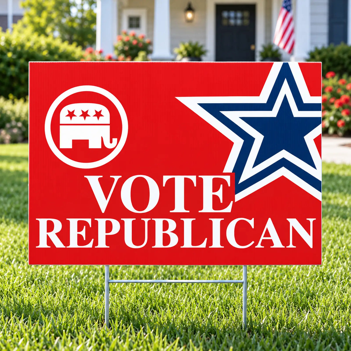 Republican Party - Premium Outline Icon - Yardsigns.com YardSigns.com