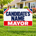 Mayor - Patriotic Corner Campaign - Yardsigns.com YardSigns.com