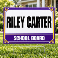 School Board - Classic Bright Future - Yardsigns.com YardSigns.com