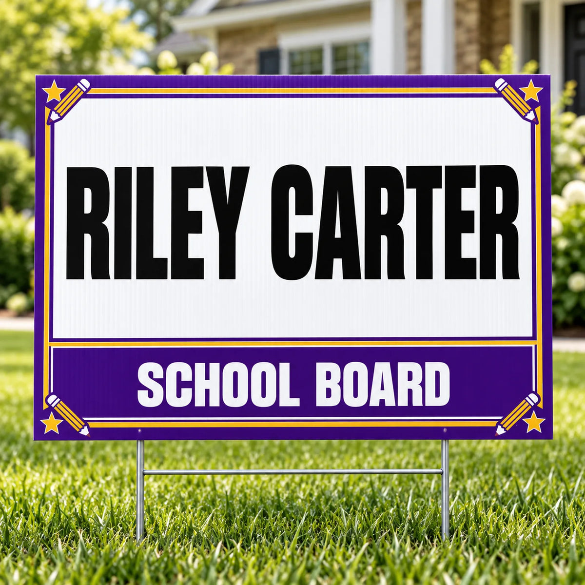 School Board - Classic Bright Future - Yardsigns.com YardSigns.com