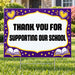 School Signs - Classic Thank You Supporters - Yardsigns.com YardSigns.com