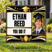 Graduation Signs - Classic Black Gold You Did It - Yardsigns.com YardSigns.com