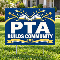 PTA - Premium Open Book Community - Yardsigns.com YardSigns.com