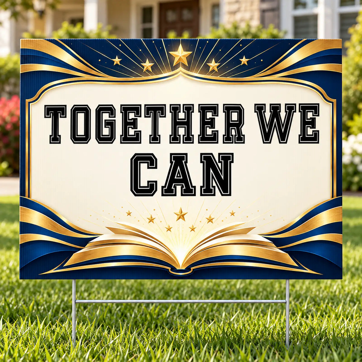 School Signs - Premium Together We Can - Yardsigns.com