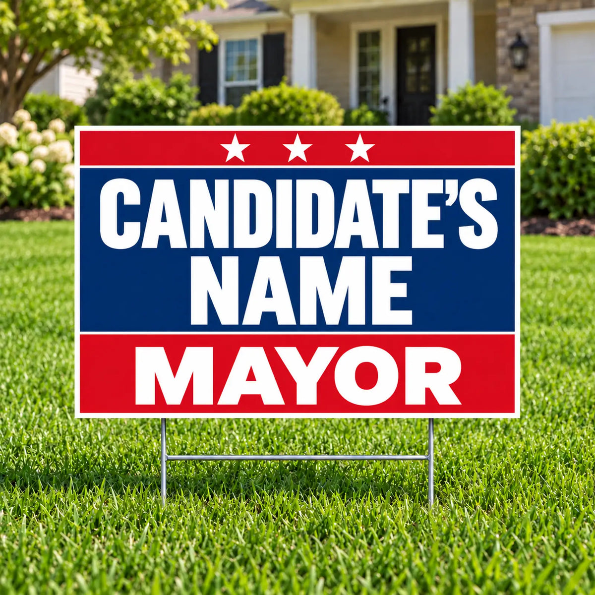 Mayor - Heritage Stars Election - Yardsigns.com YardSigns.com