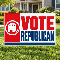 Republican Party - Classic Side Panel - Yardsigns.com YardSigns.com