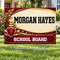 School Board - Premium Service and Results - Yardsigns.com YardSigns.com