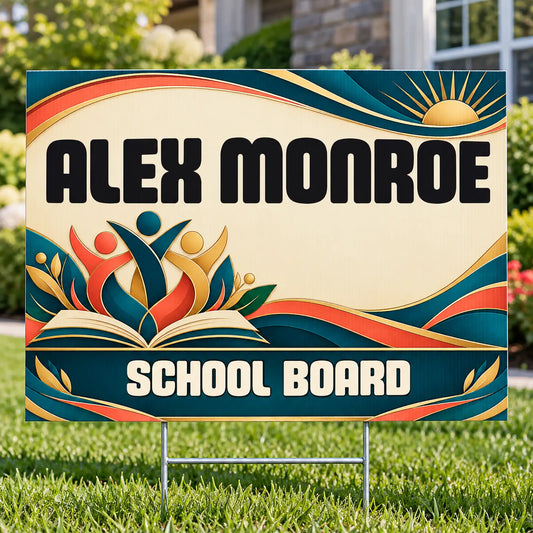 School Board - Premium Community Together - Yardsigns.com YardSigns.com