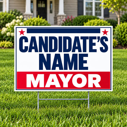 Mayor - Twin Star Political Campaign - Yardsigns.com YardSigns.com