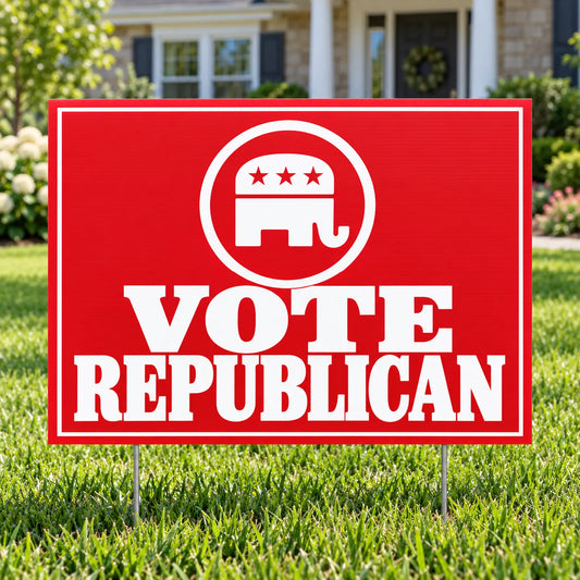 Republican Party - Classic Center Seal - Yardsigns.com YardSigns.com