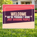 Probably Home Avoiding People – Funny Yard Sign | YardSigns.com YardSigns.com