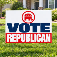 Republican Party - Classic Split Band - Yardsigns.com YardSigns.com