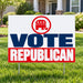 Republican Party - Classic Split Band - Yardsigns.com YardSigns.com