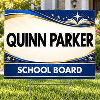 School Board - Premium Lead With Purpose - Yardsigns.com YardSigns.com