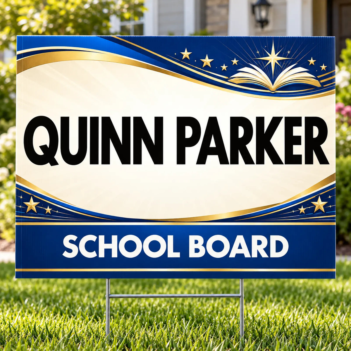 School Board - Premium Lead With Purpose - Yardsigns.com YardSigns.com