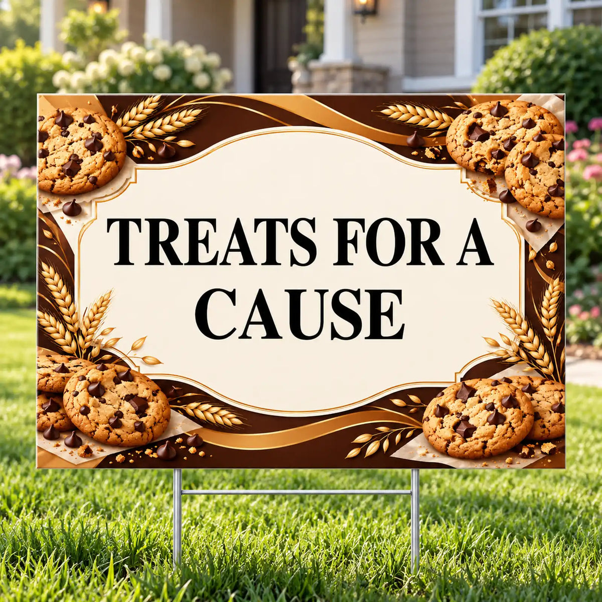 School Signs - Premium Bake Sale Treats For A Cause - Yardsigns.com YardSigns.com