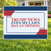 Trump News Lawn Has An Opinion – Funny Yard Sign | YardSigns.com YardSigns.com