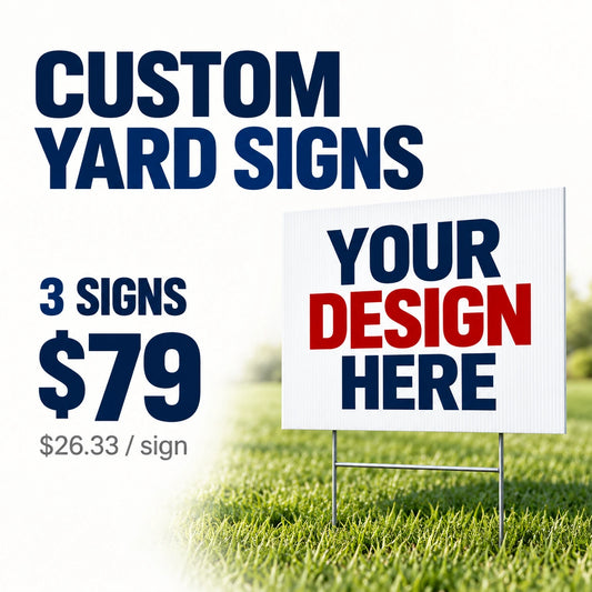 Custom Yard Sign – 3 signs