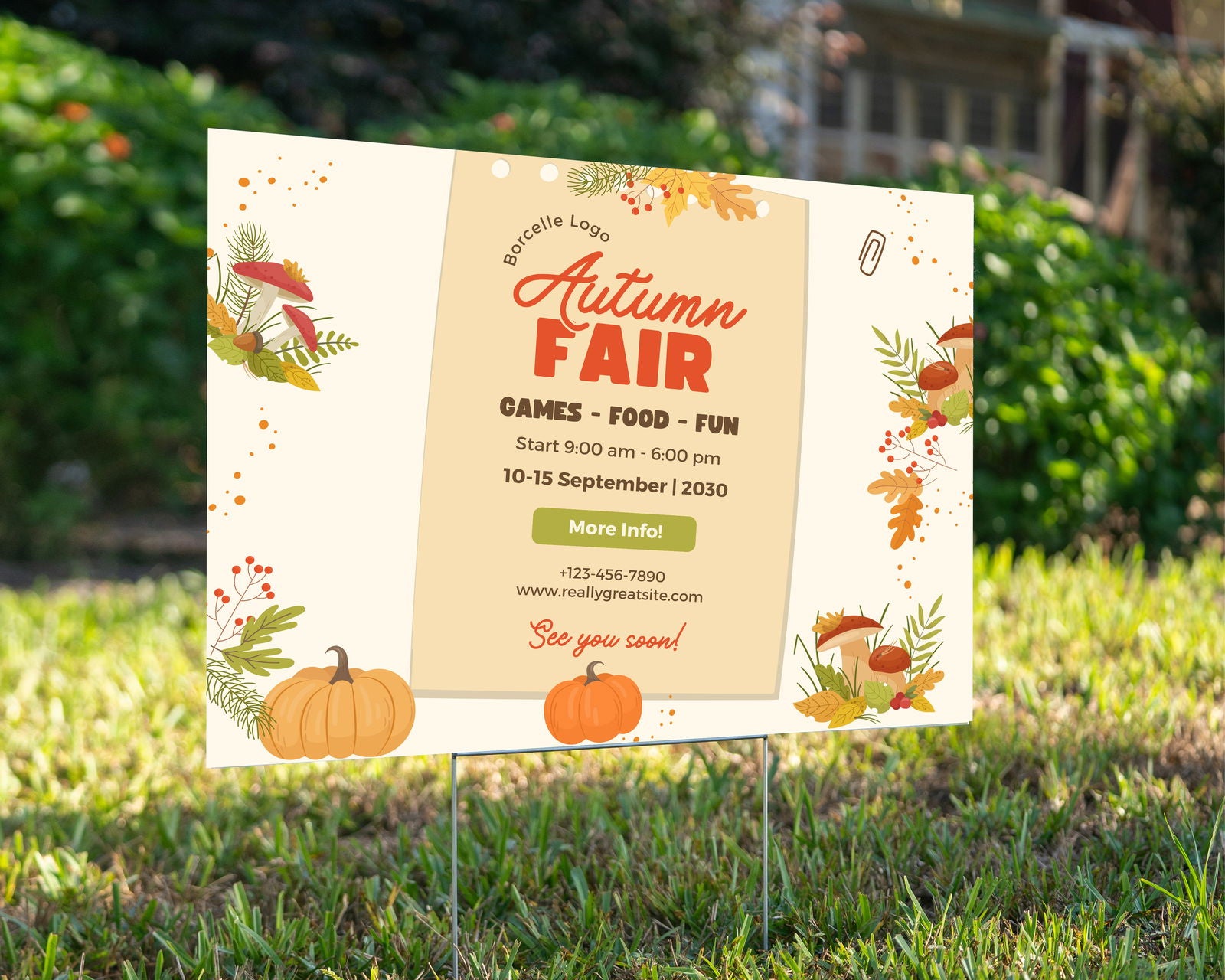 Autumn 3 - YardSign - YardSigns.com