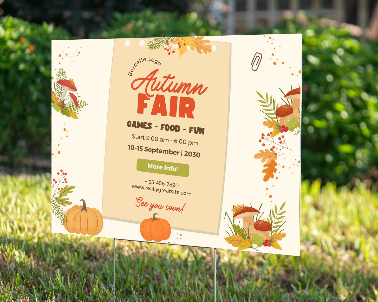 Autumn 3 - YardSign - YardSigns.com