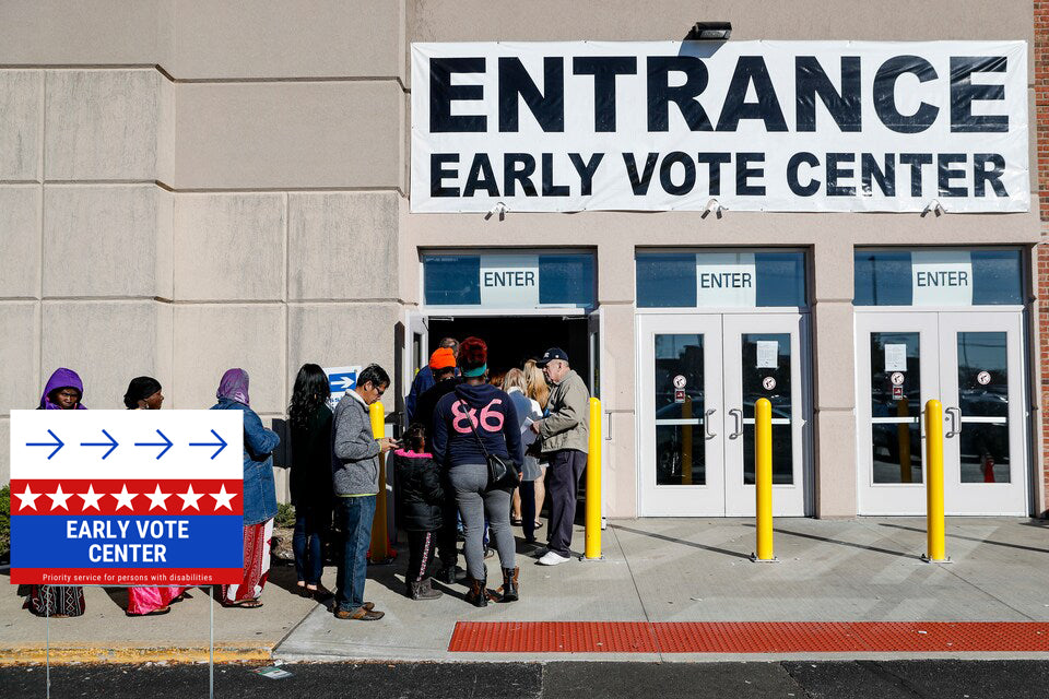 Vote Center Signs