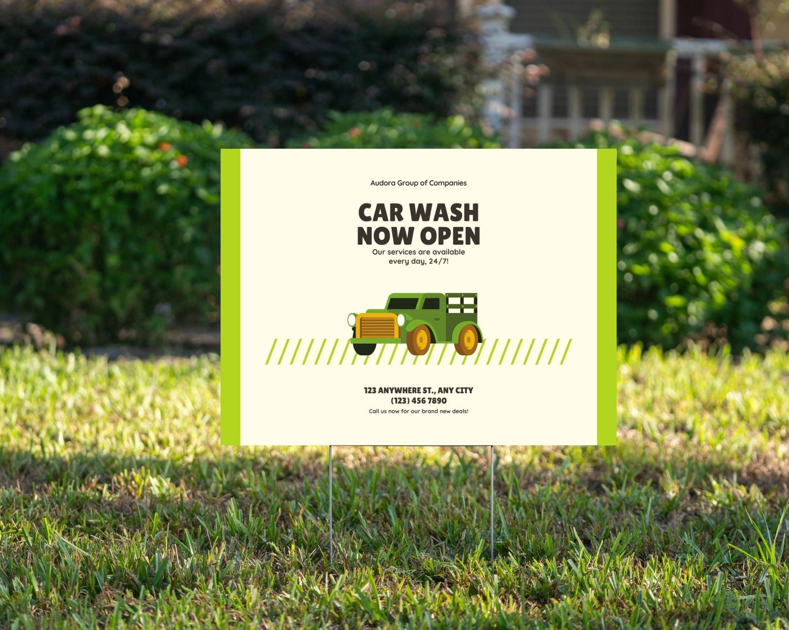 Car Wash - YardSign - YardSigns.com