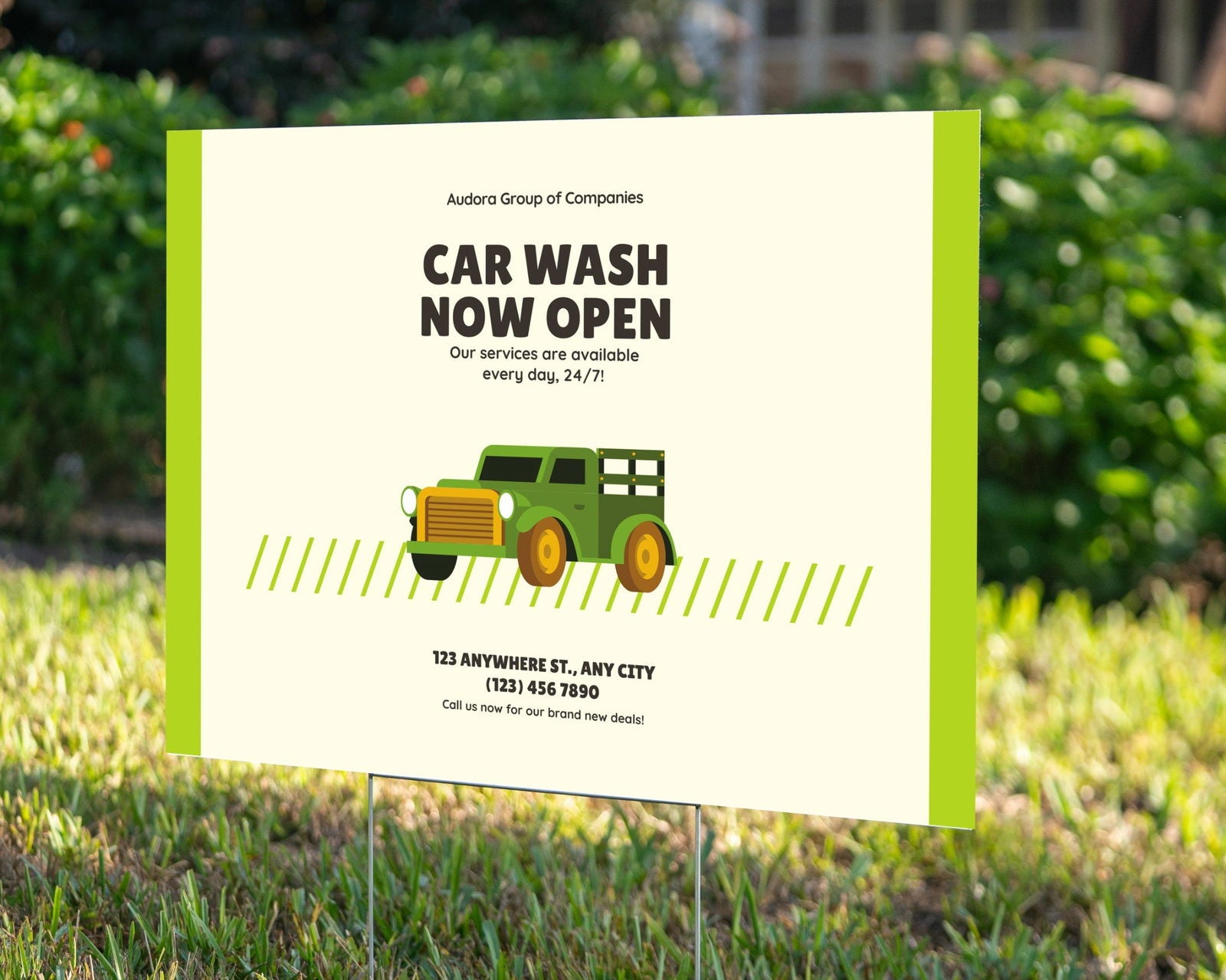 Car Wash - YardSign - YardSigns.com