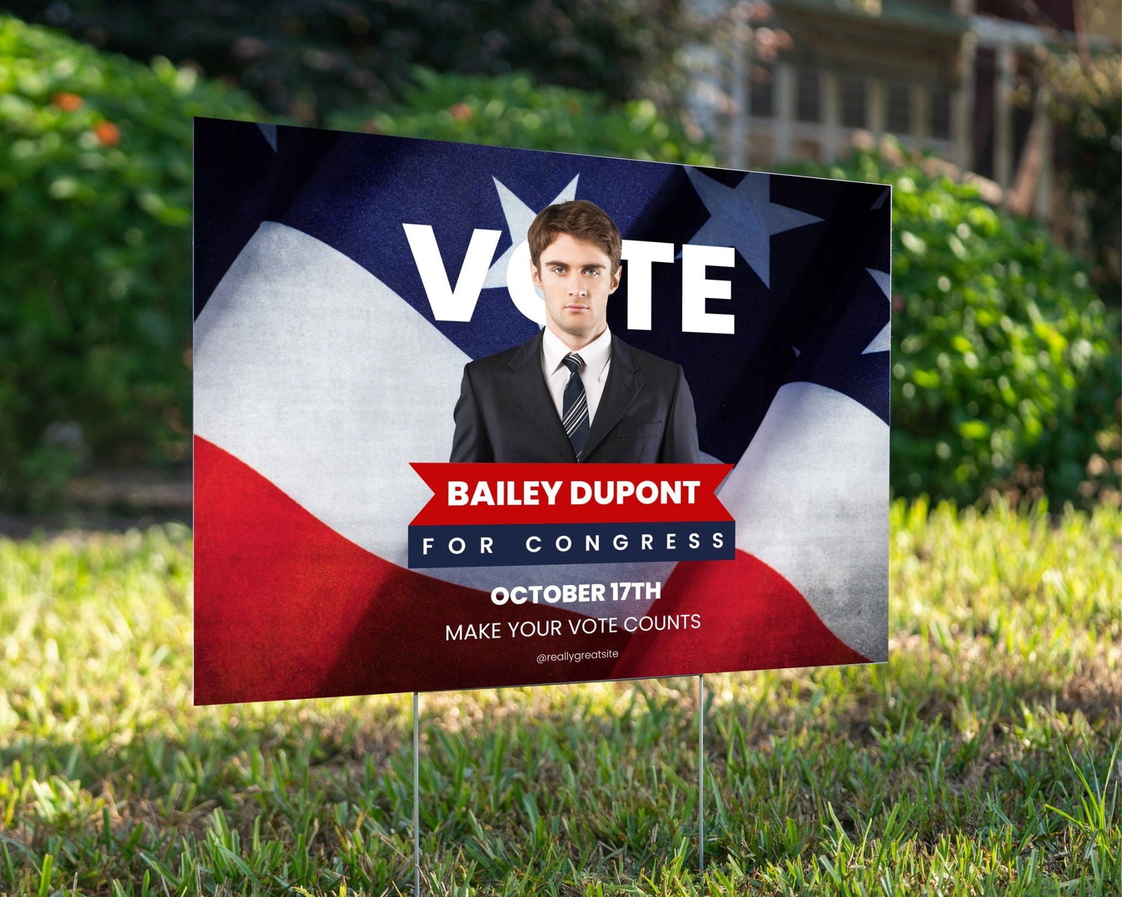 Congress Election Campaign - YardSign - YardSigns.com