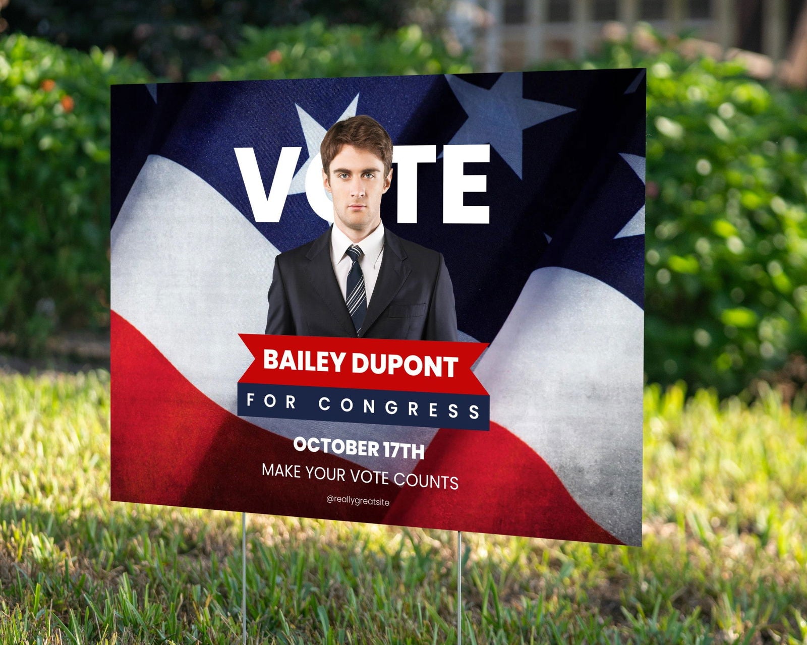 Congress Election Campaign - YardSign - YardSigns.com