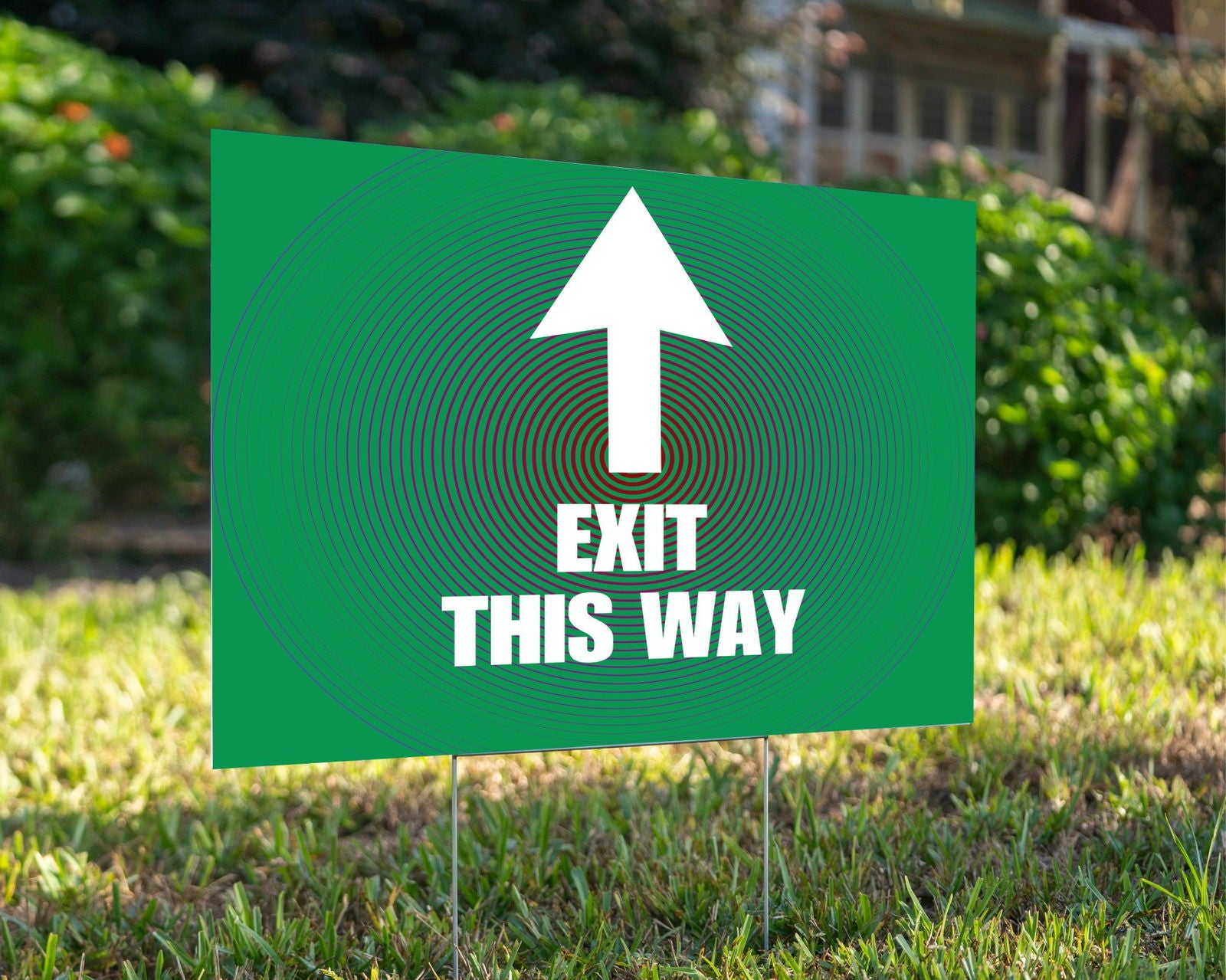 Directional Sign | Green - YardSign - YardSigns.com