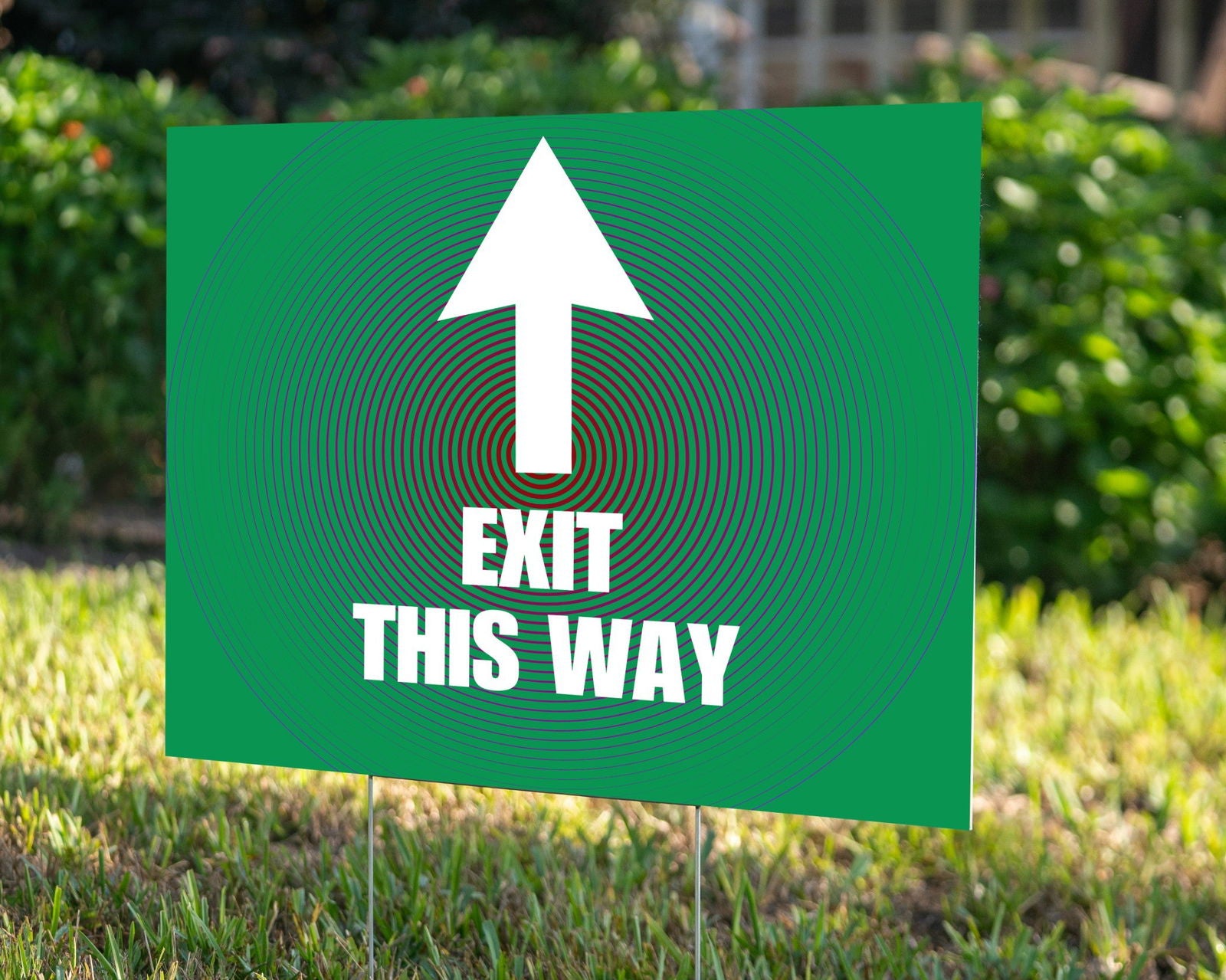 Directional Sign | Green - YardSign - YardSigns.com