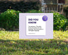 Informational - YardSign - YardSigns.com