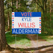 Local Political - Alderman Stars on the side - YardSigns.com