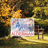 Local Political - Alderman American Flag - YardSigns.com