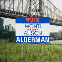 Local Political - Alderman 5 Stars - YardSigns.com