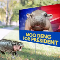Moo Deng - YardSign - YardSigns.com