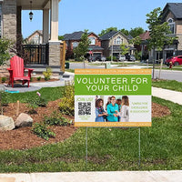 PTA - Volunteer For Your Child YardSigns.com