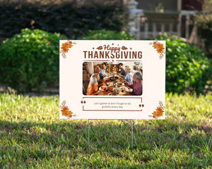 Thanksgiving Party 3- YardSign - YardSigns.com