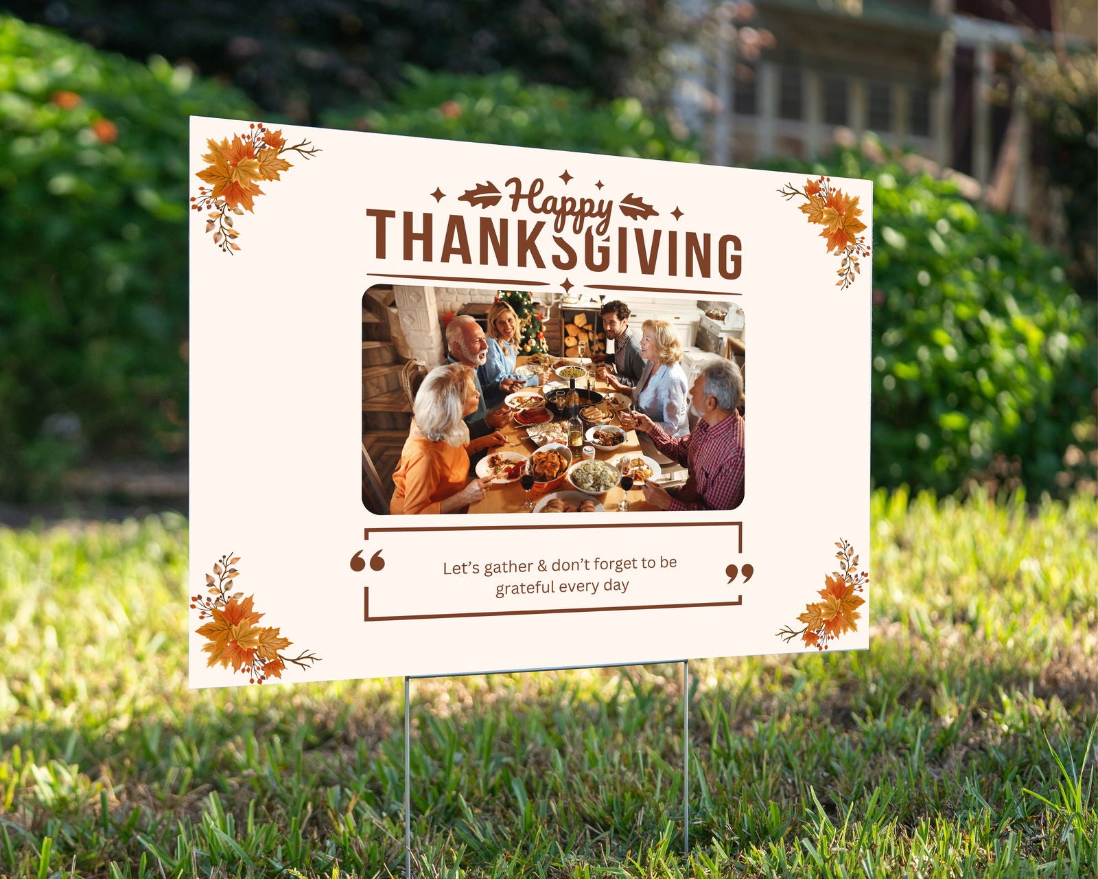 Thanksgiving Party 3- YardSign - YardSigns.com